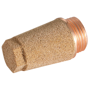 BSPP MALE SILENCER BRASS
