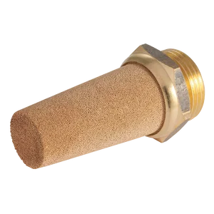 BSPP MALE SILENCER BRASS LONG