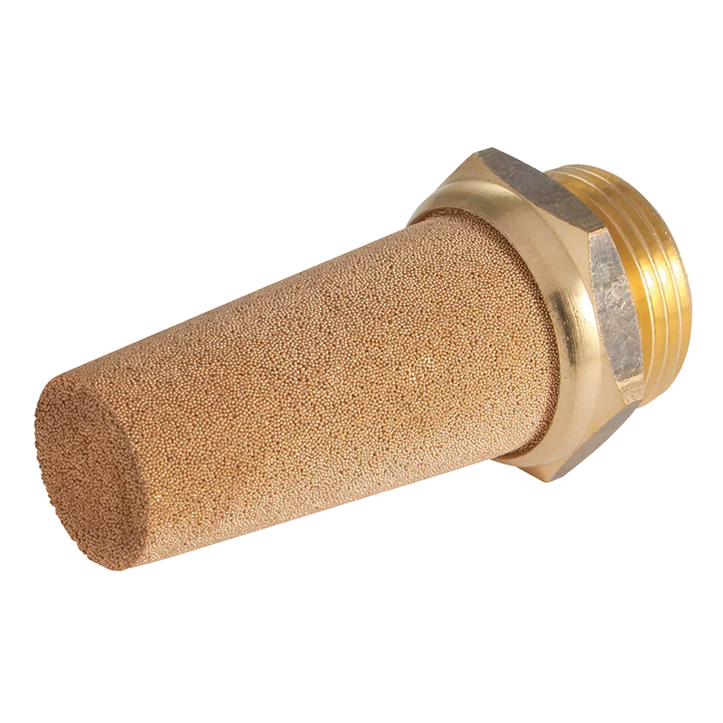 BSPP MALE SILENCER BRASS LONG