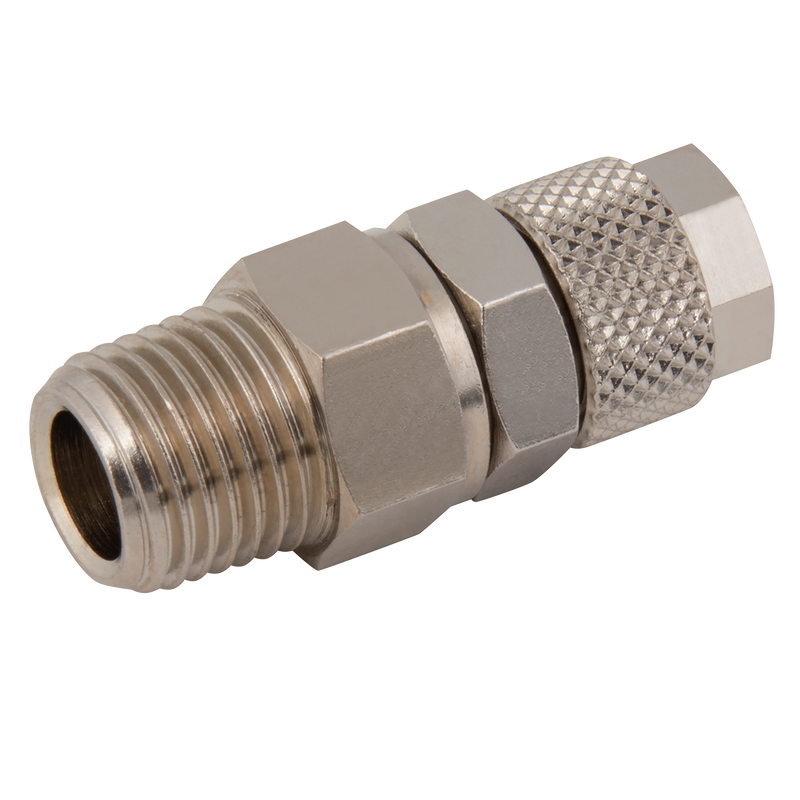 12/10MM OD X 3/8 BSPT SWIVEL MALE STUD