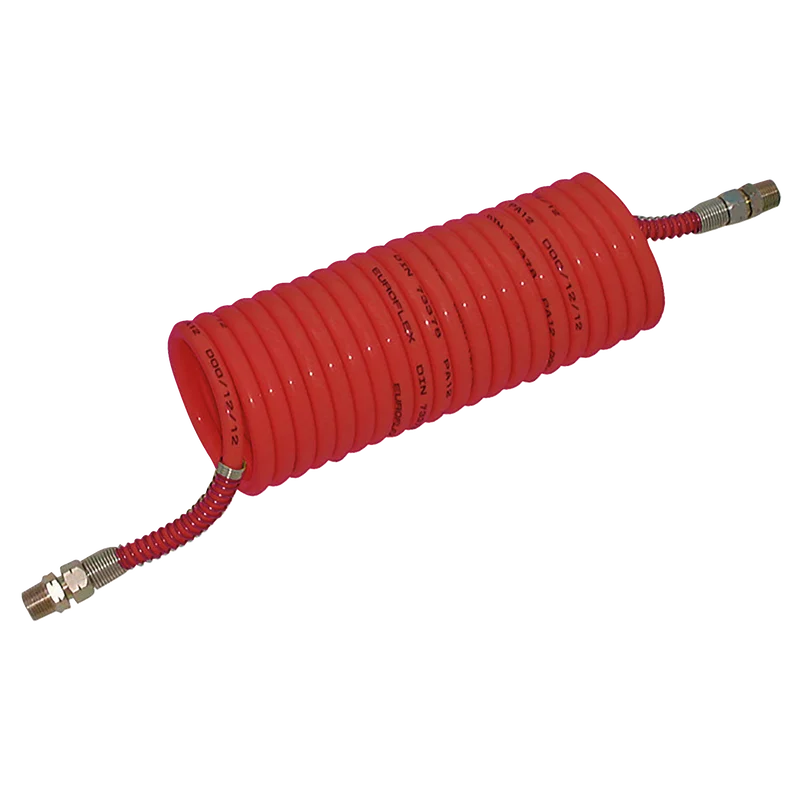 OD RECOIL HOSE RED X & ENDS