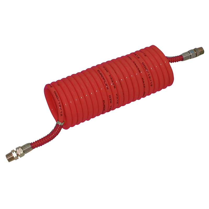 OD RECOIL HOSE RED X & ENDS