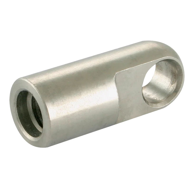 S/STEEL FLAT EYE THREAD X 8MM DIA