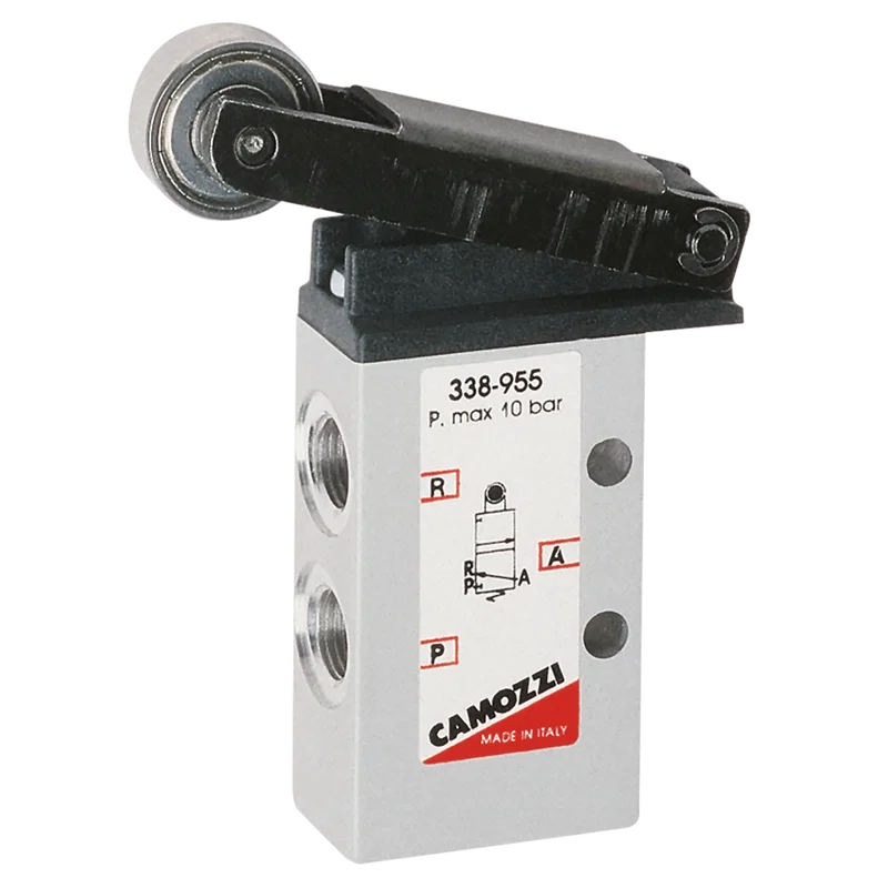 1/8 3/2 ROLLER LEVER SPRING RETURN VALVE