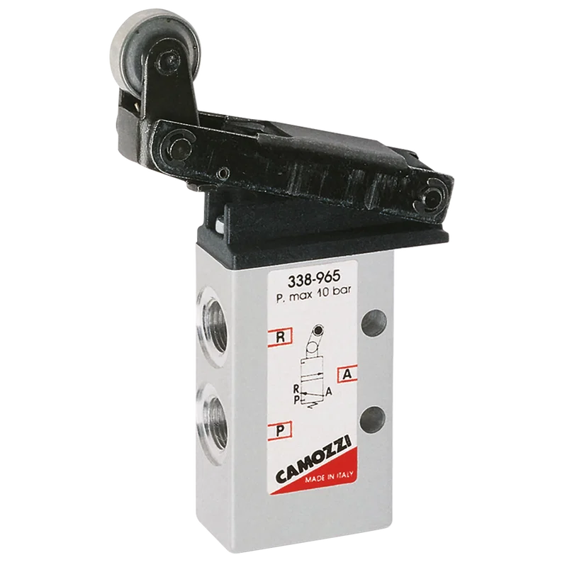 1/8 3/2 ROLLER LEVER SPRING RETURN VALVE