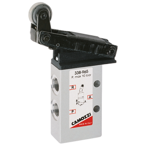 1/8 3/2 ROLLER LEVER SPRING RETURN VALVE
