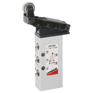 1/8 5/2 ROLLER LEVER SPRING RETURN VALVE