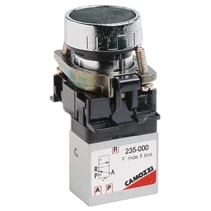 PUSH BUTTON SPRING RETURN