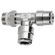 10MM OD X 1/4 BSP SWIVEL RUN TEE