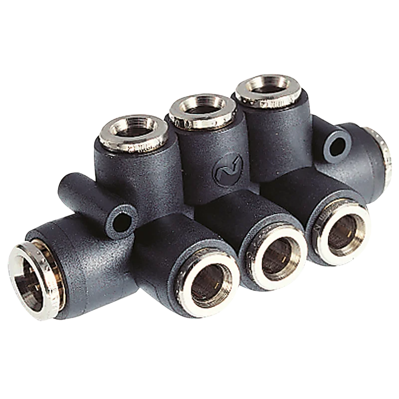 8MM OD (2 IN) X 6MM OD (6 OUT) MANIFOLD
