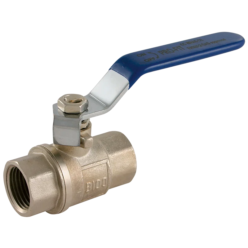 3/4  BSPP PROFIT BALLVALVE BLUE HANDLE