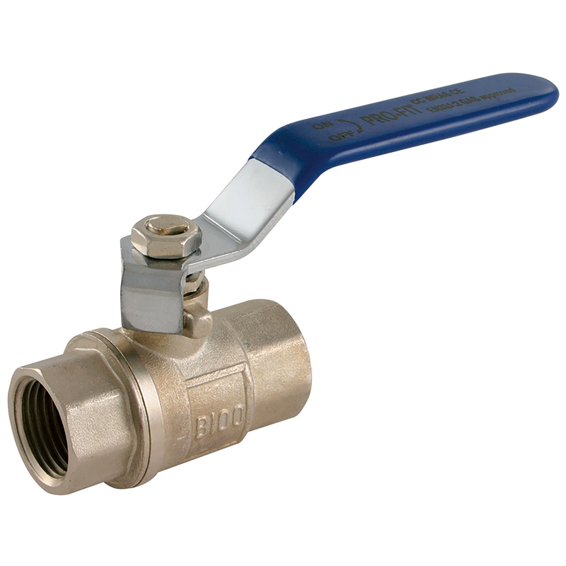 3/4 BSPP PROFIT BALLVALVE BLUE HANDLE