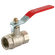 1 LEVER B/VALVE  NON-APP. RED HANDLE