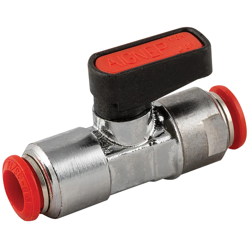MINI BALL VALVE WITH PUSH-IN