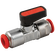 MINI BALL VALVE WITH 4MM PUSH-IN