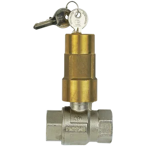 BSP FEM BRASS BALL VALVE LOCKING