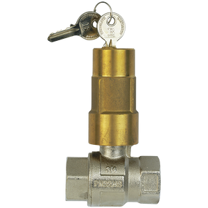 BSP FEM BRASS BALL VALVE LOCKING