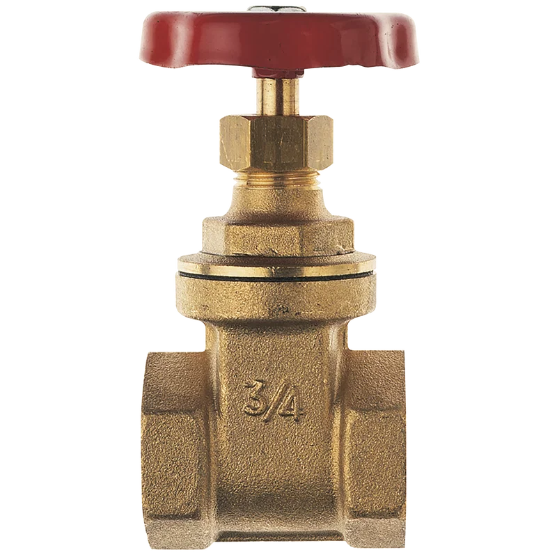 BSP FEM HEAVY BRASS GATE VALVE
