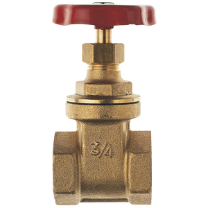 BSP FEM HEAVY BRASS GATE VALVE