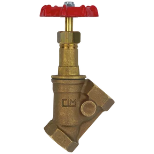 BSP FEM BRONZE OBLIQUE STOP VALVE