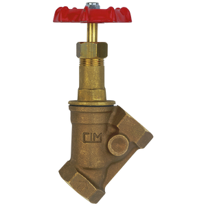 BSP FEM BRONZE OBLIQUE STOP VALVE