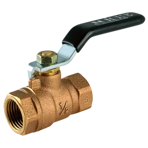 BSPT 2PC BZ BALL VALVE F/F LEVER