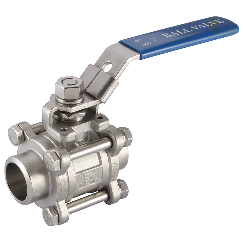 1.1/2 BUTT/WELD BALL VALVE 316 3PC