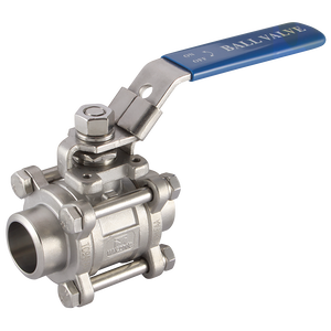 BUTT/WELD BALL VALVE 316 3PC