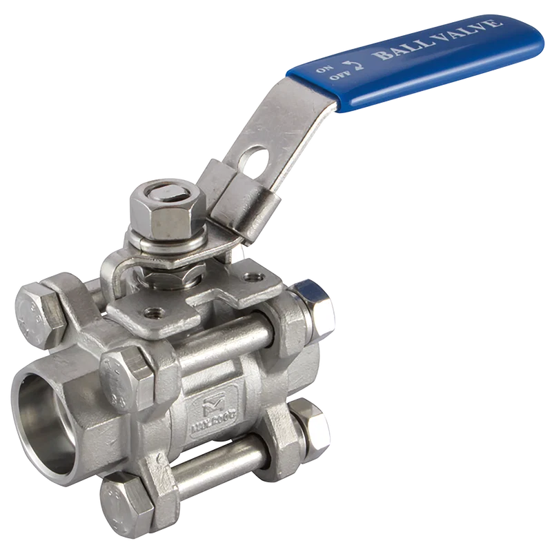 2     SOCK/WELD BALL VALVE 316 3PC