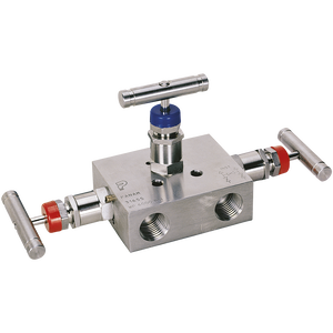 3 VALVE MANIFOLD  PIPE TO PIPE  1/2 NPT