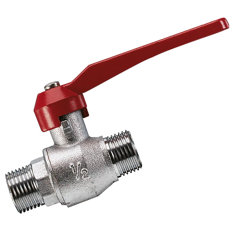 BSPT MALE BALL VALVE BRASS LEVER