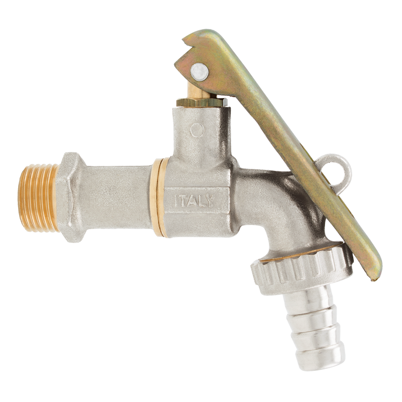 BSP LOCKABLE BIBCOCK BALL VALVE