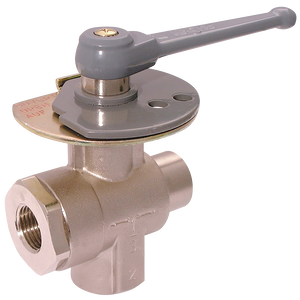 1/2X12MM FEMALE 3-WAY BALL VALVE