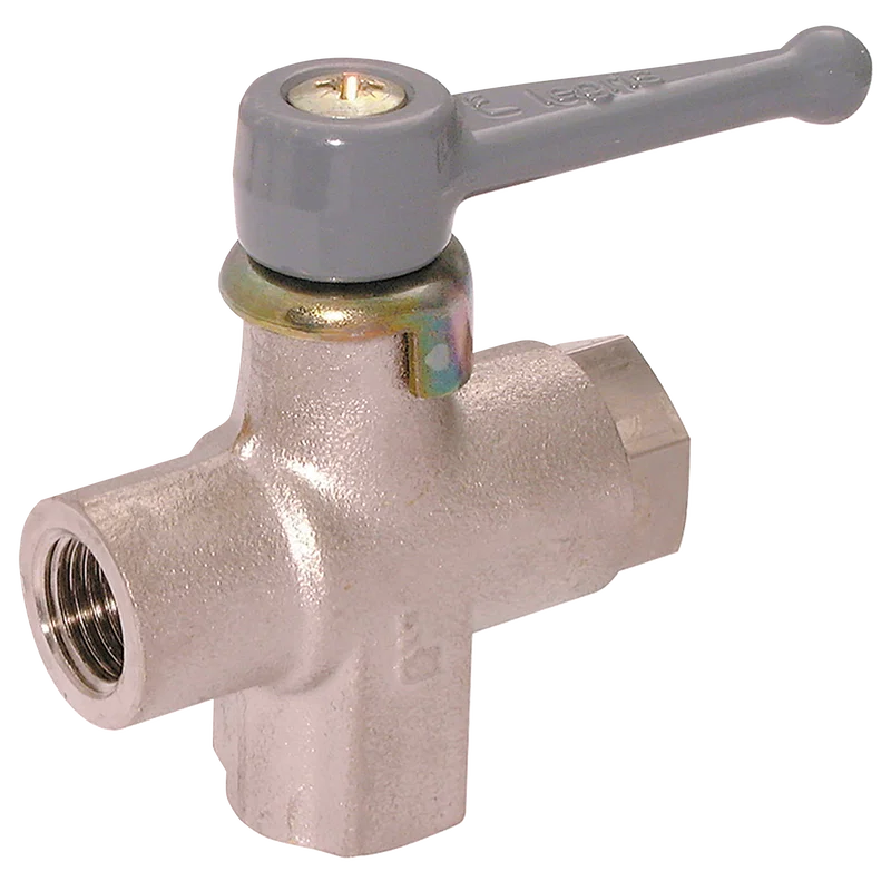 FEM.RIGHT ANGLED 3-WAY B.VALVE
