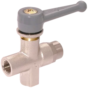 FEMALE RIGHT ANGLED B.VALVE