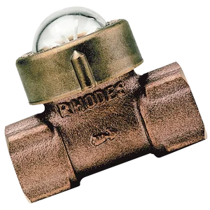 GUN METAL FLOW INDICATOR