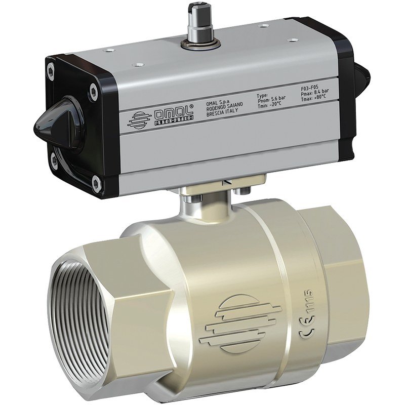 BSP DOUBLE ACTING BALL VALVE
