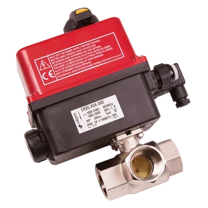 BRASS ELEC ACT B/VALVE L.P. H.V.