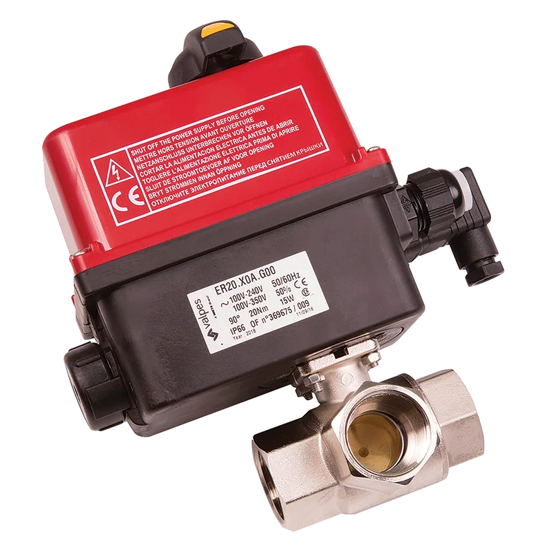 BRASS ELEC ACT B/VALVE L.P. L.V.