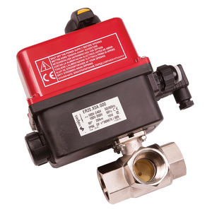 BRASS ELEC ACT B/VALVE L.P. H.V.