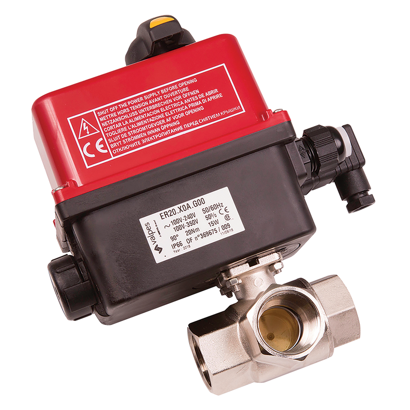 BRASS ELEC ACT B/VALVE L.P. L.V.