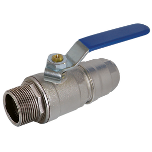 MALE-TUBE BALL VALVE