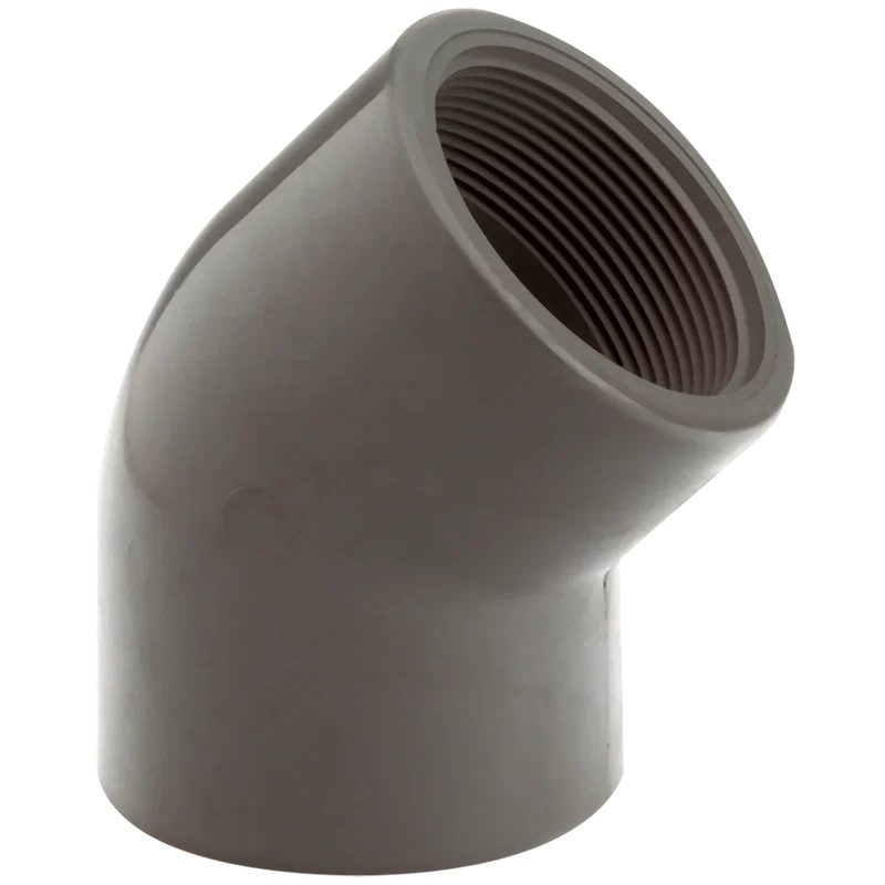 UPVC PLAIN/THREAD 45  ELBOW