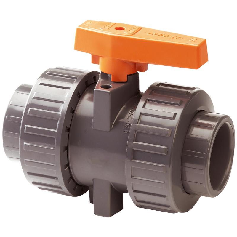 20MM UPVC IND UNION BALL VALVE  EPDM