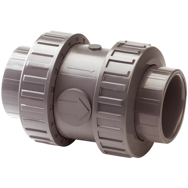 32MM UPVC PLAIN CHECK VALVE EPDM