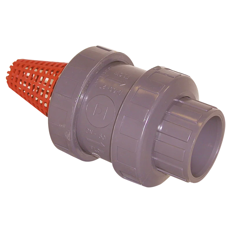 UPVC FOOTVALVE STRAINER  EPDM
