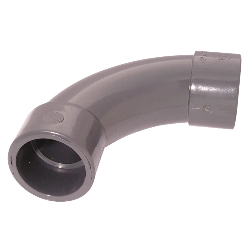 ID SOLVENT BEND 90 S/R UPVC DGREY