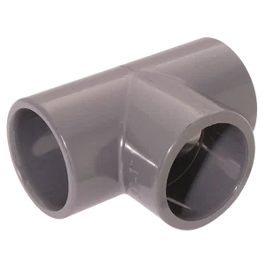 ID SOLVENT EQUAL 90TEE UPVC DGREY