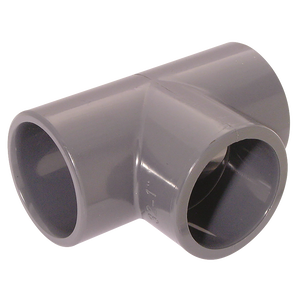 ID SOLVENT EQUAL 90TEE UPVC DGREY