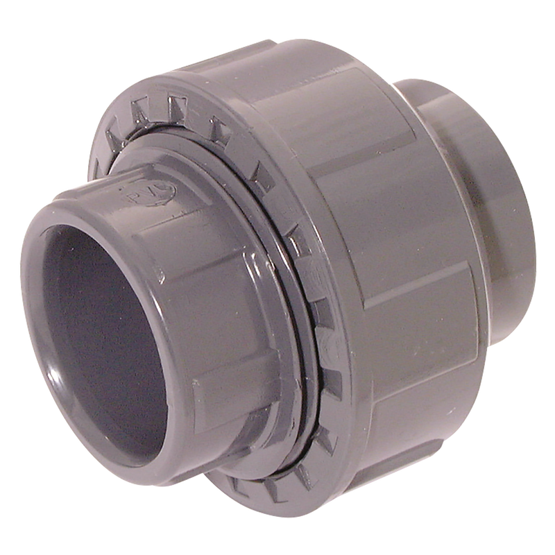 3/4 ID UPVC SPLIT UNION DGREY